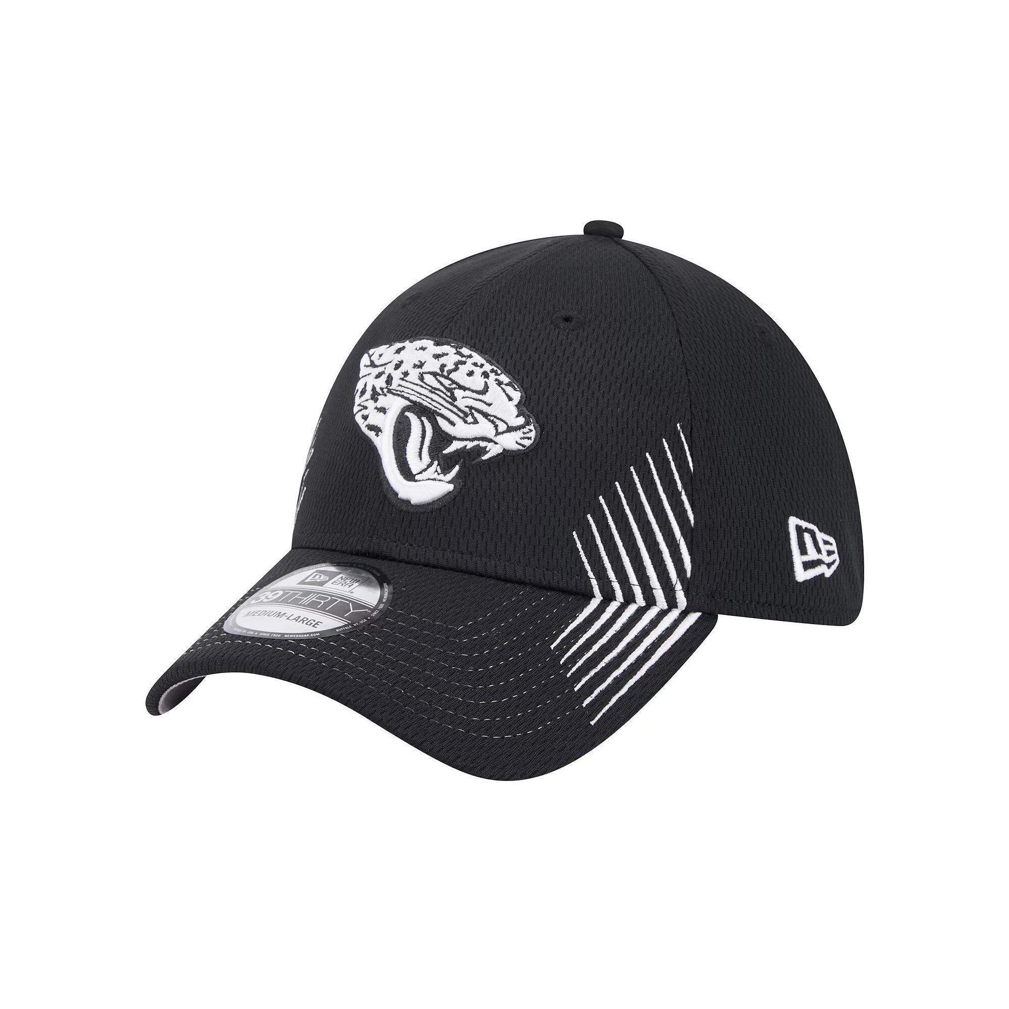 Men's New Era Black Jacksonville Jaguars Active 39THIRTY Flex Hat, Size: Medium/Large Product Image