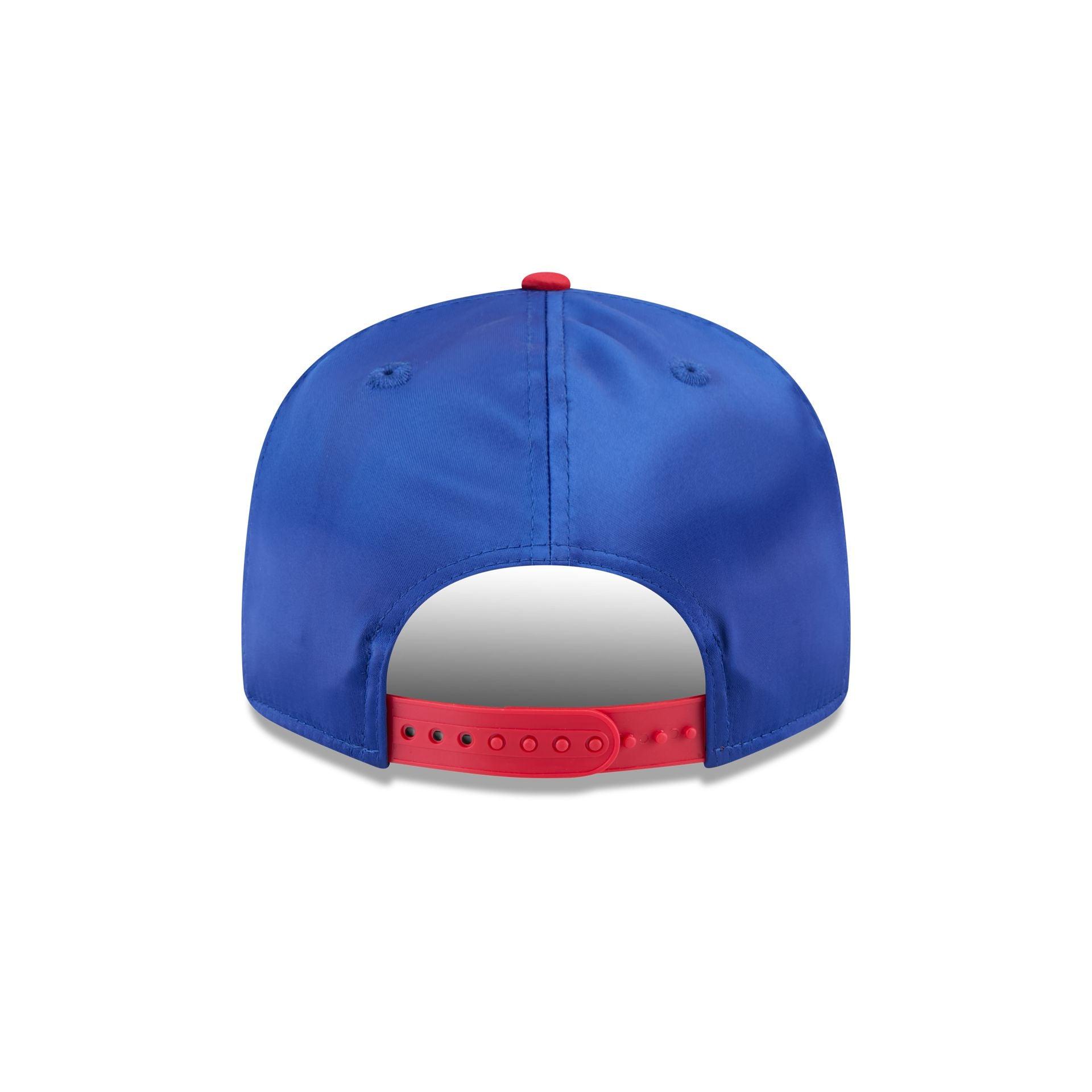 Chicago Cubs Satin Pin 9FIFTY Snapback Hat Male Product Image