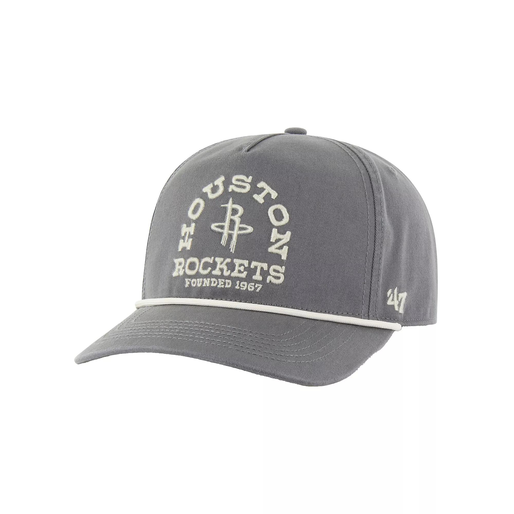 Mens 47 Charcoal Houston Rockets Canyon Ranchero Hitch Adjustable Hat Product Image