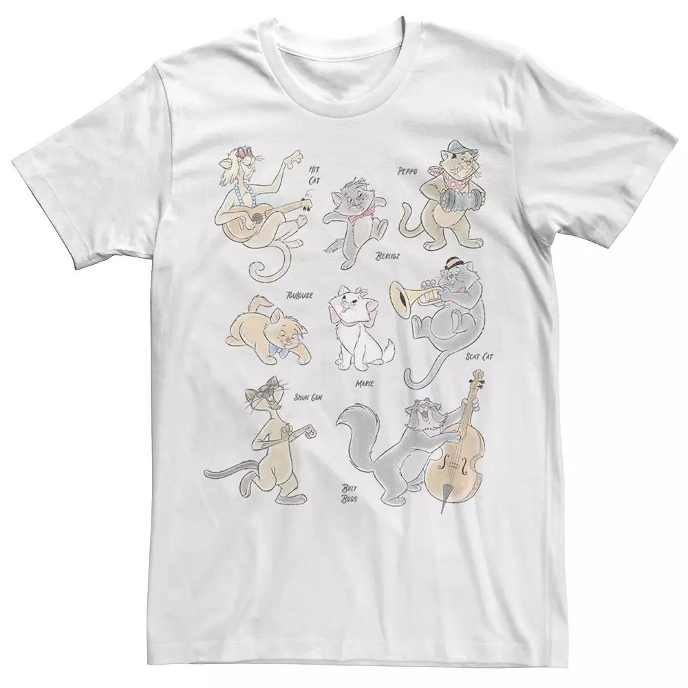 Disney's The Aristocats Men's All The Cats Tee,  Product Image