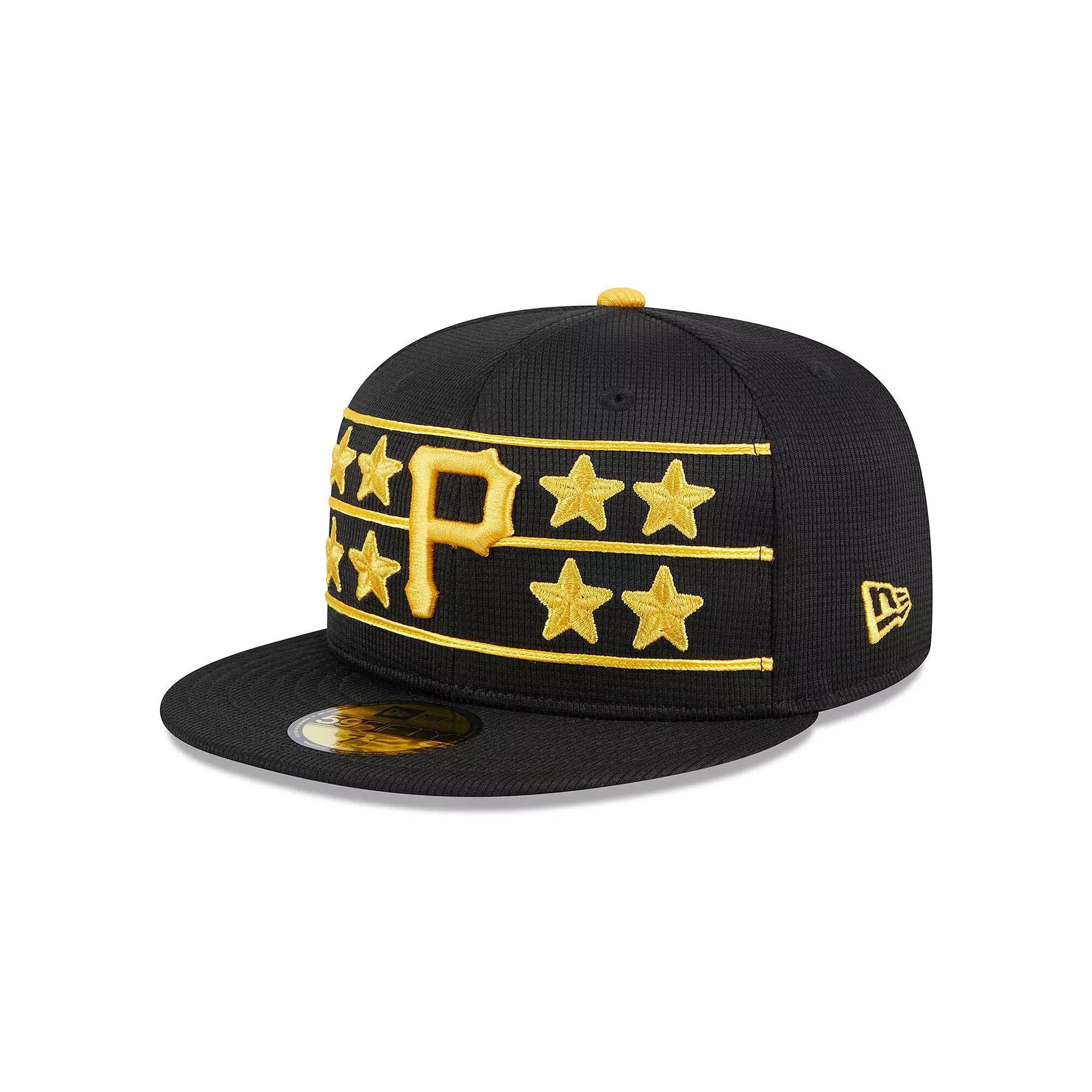 Men's New Era Black Pittsburgh Pirates 2024 Batting Practice 59FIFTY Fitted Hat,  Product Image