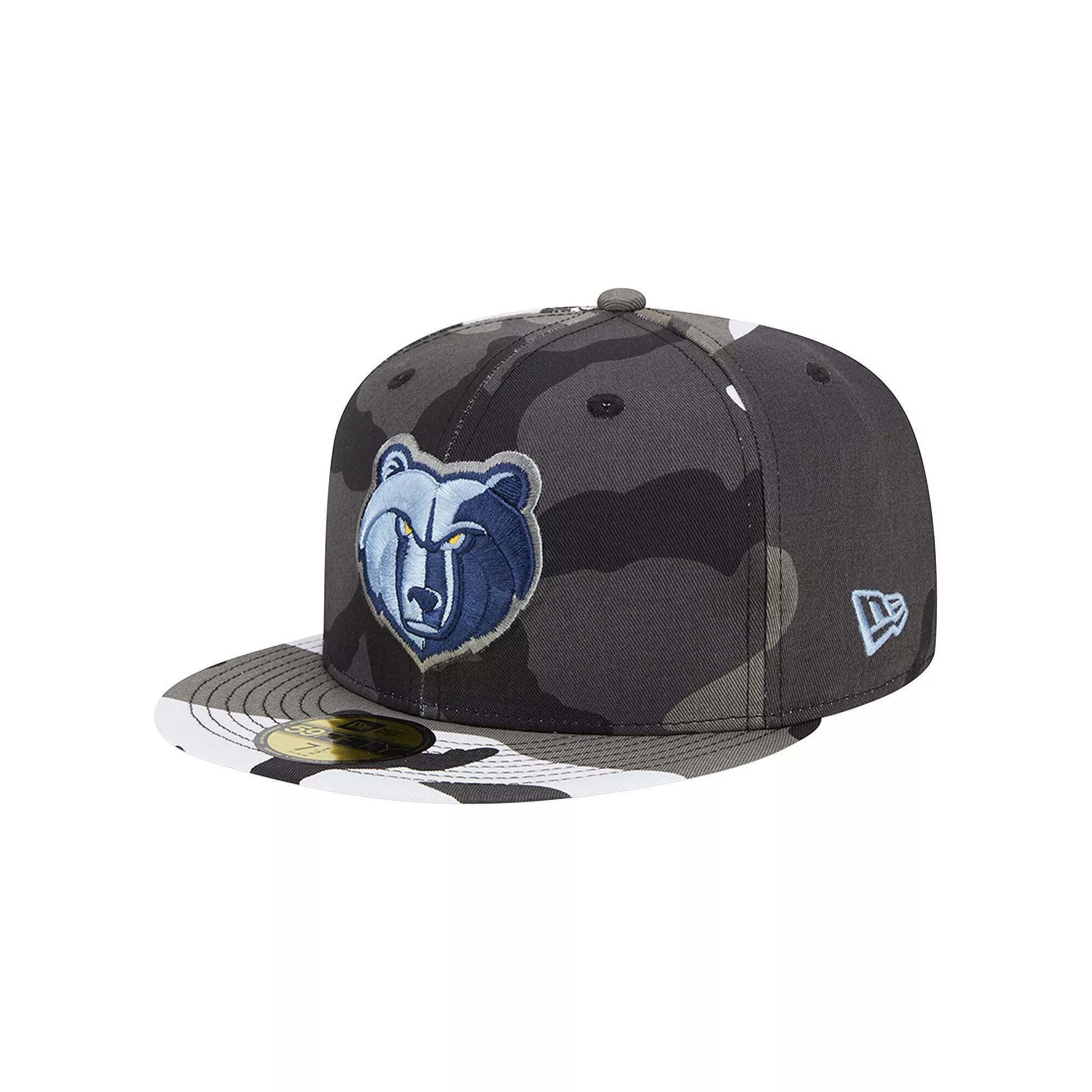 Men's New Era Memphis Grizzlies Snow Camo 59FIFTY Fitted Hat,  Product Image