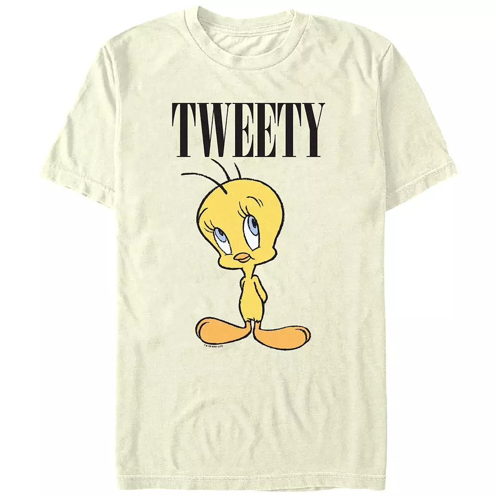 Juniors' Looney Tunes Tweety Poster Boyfriend Graphic Tee, Women's,  Product Image