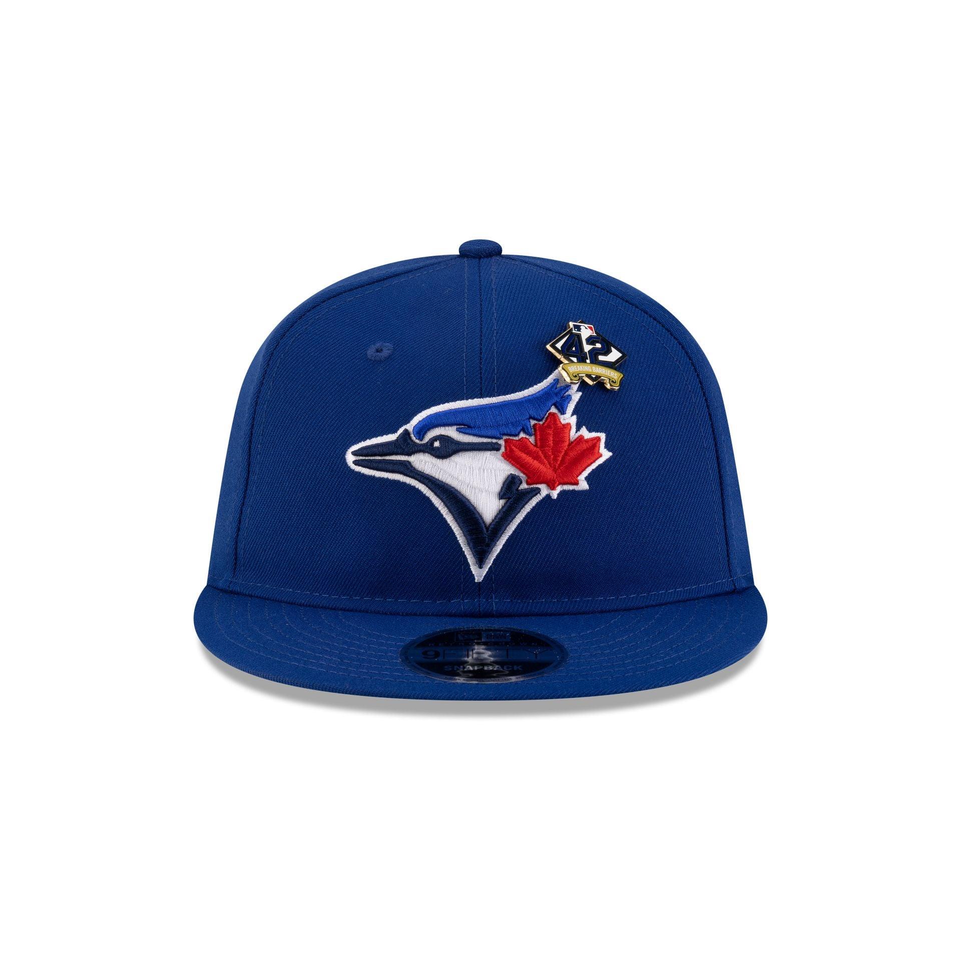 Toronto Blue Jays Jackie Robinson Day 2025 Retro Crown 9FIFTY Snapback Hat Male Product Image