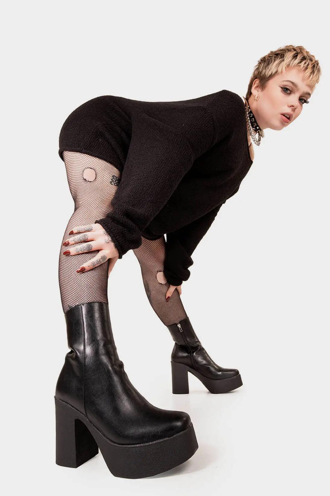 My Hero Platform Ankle Boots Product Image