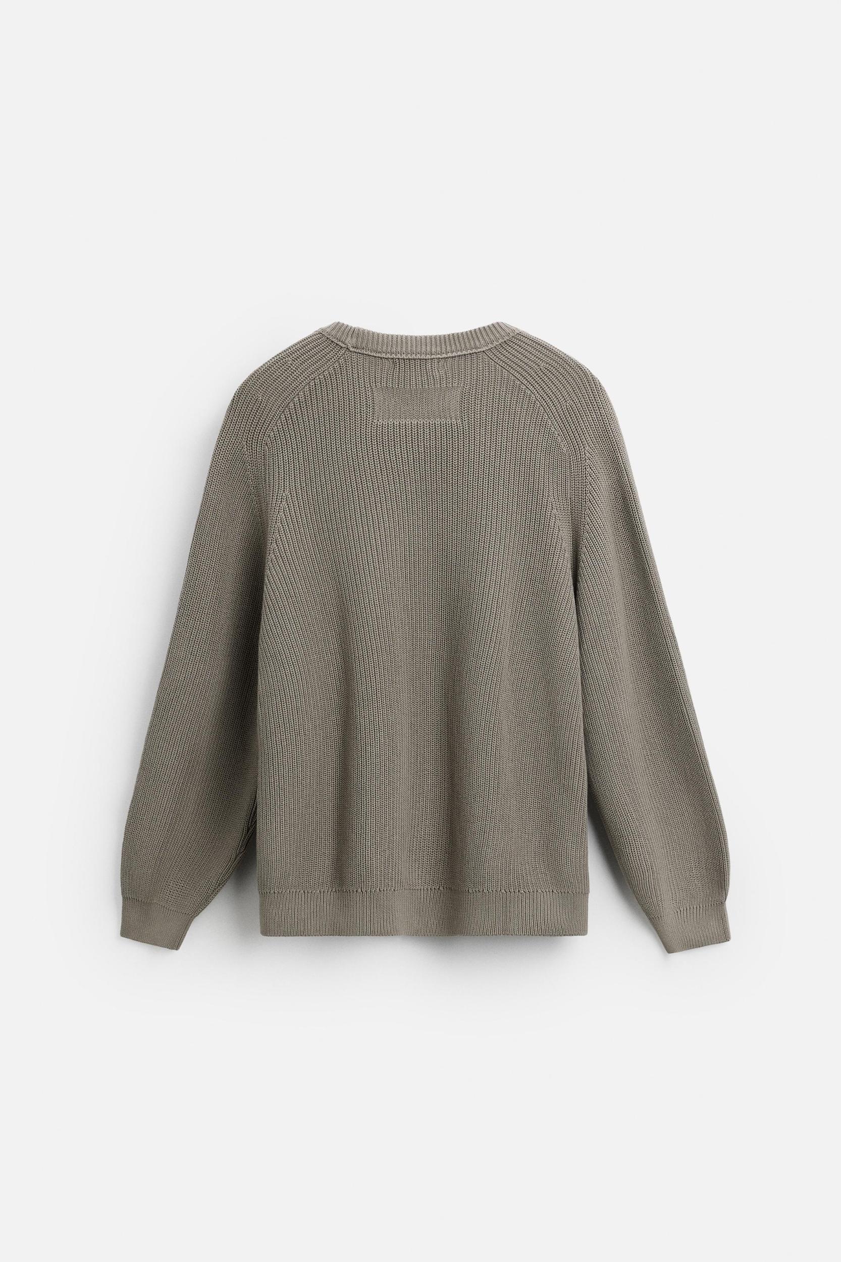 RELAXED FIT STRUCTURE SWEATER Product Image