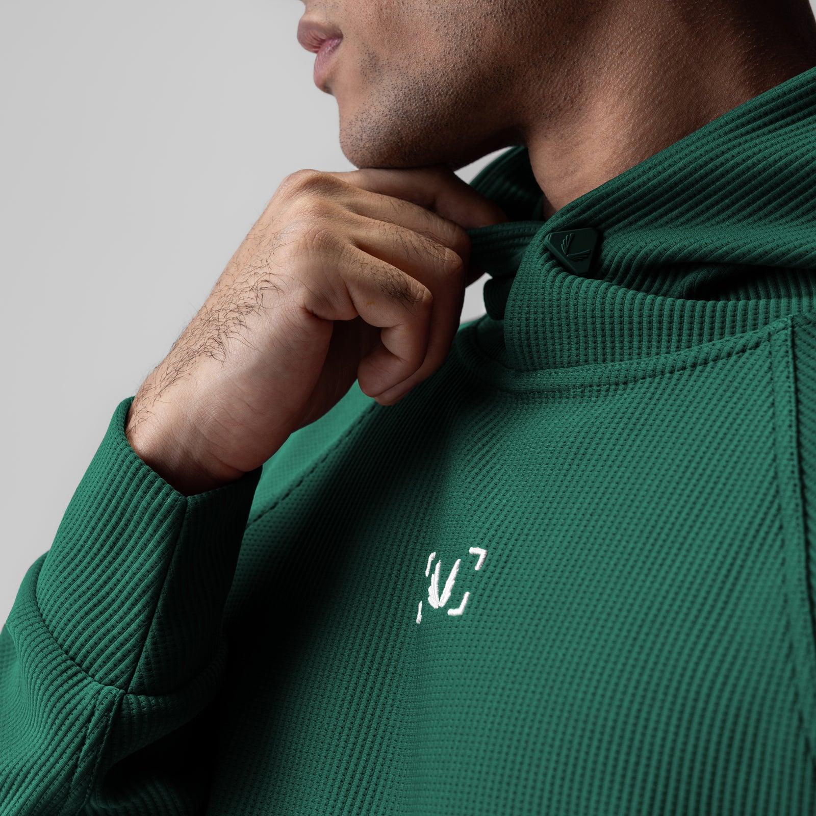 1019. Deltapeak® Oversized Hoodie - Forest Green Product Image