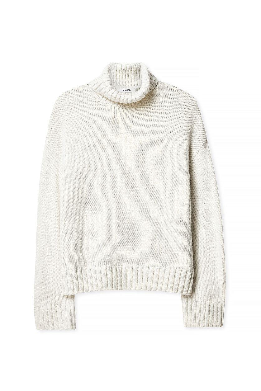Turtle Neck Knitted Sweater Product Image