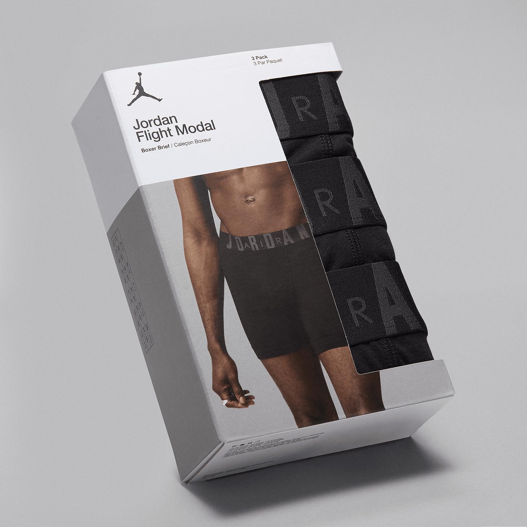 Mens Jordan Flight Modal Boxer Briefs (3-Pack) | JM0621-023 Product Image