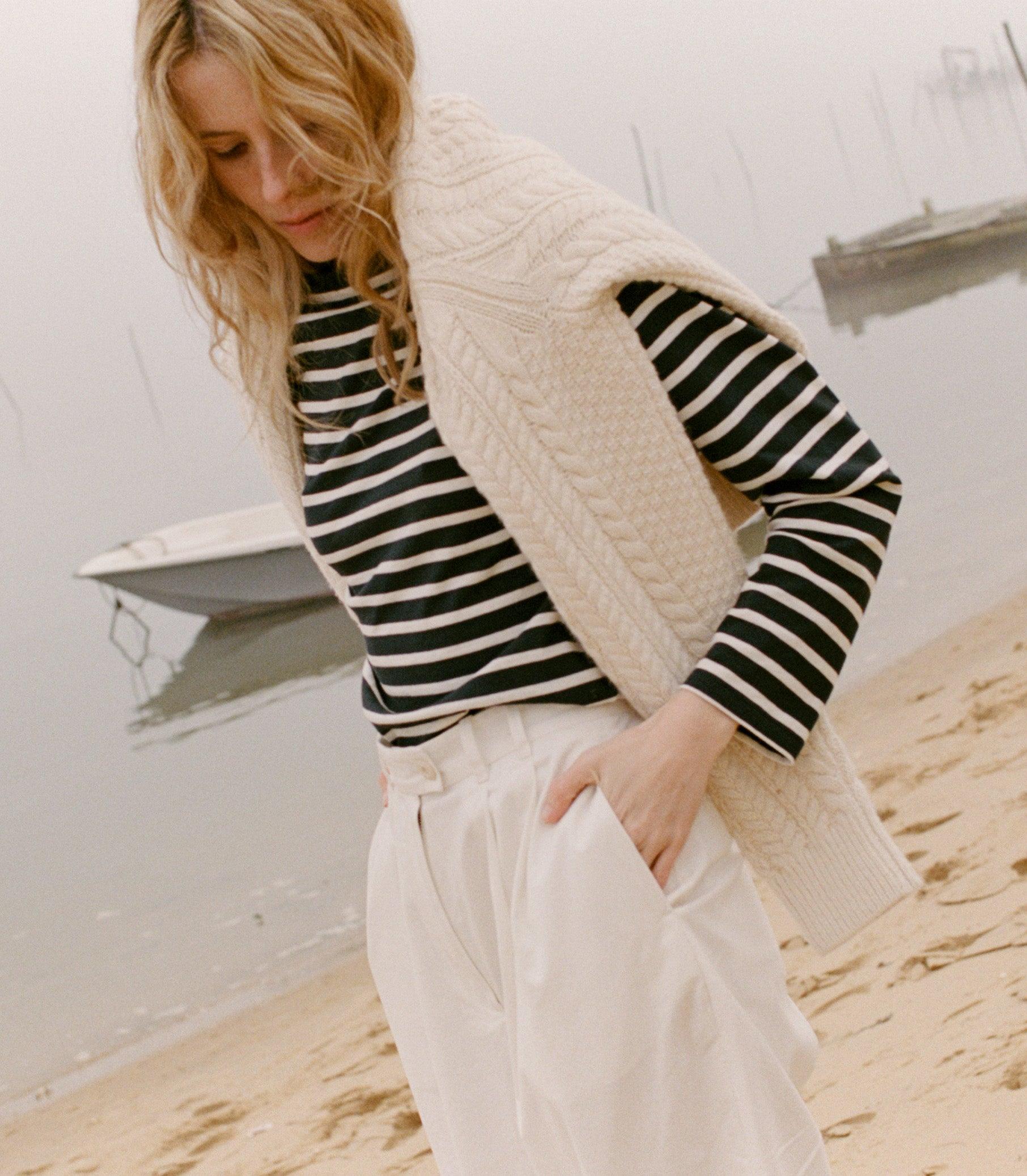 IRENE TEE -- BRETON STRIPE Product Image