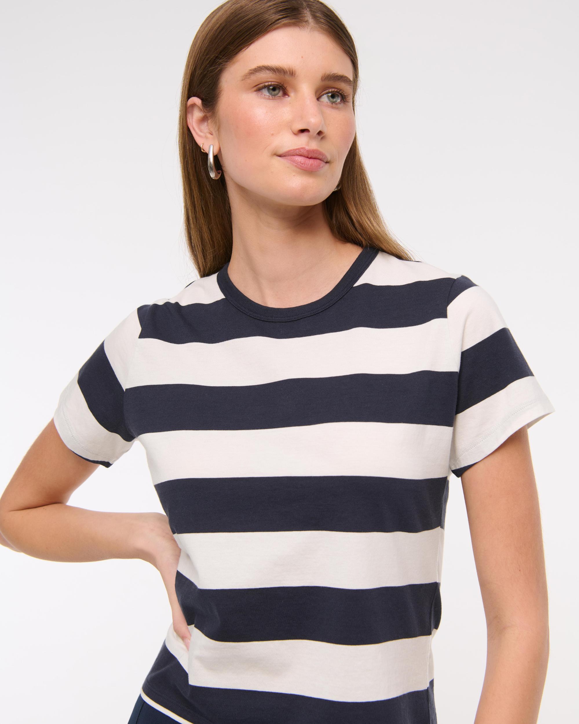 Essential Polished Body-Skimming Tee Product Image