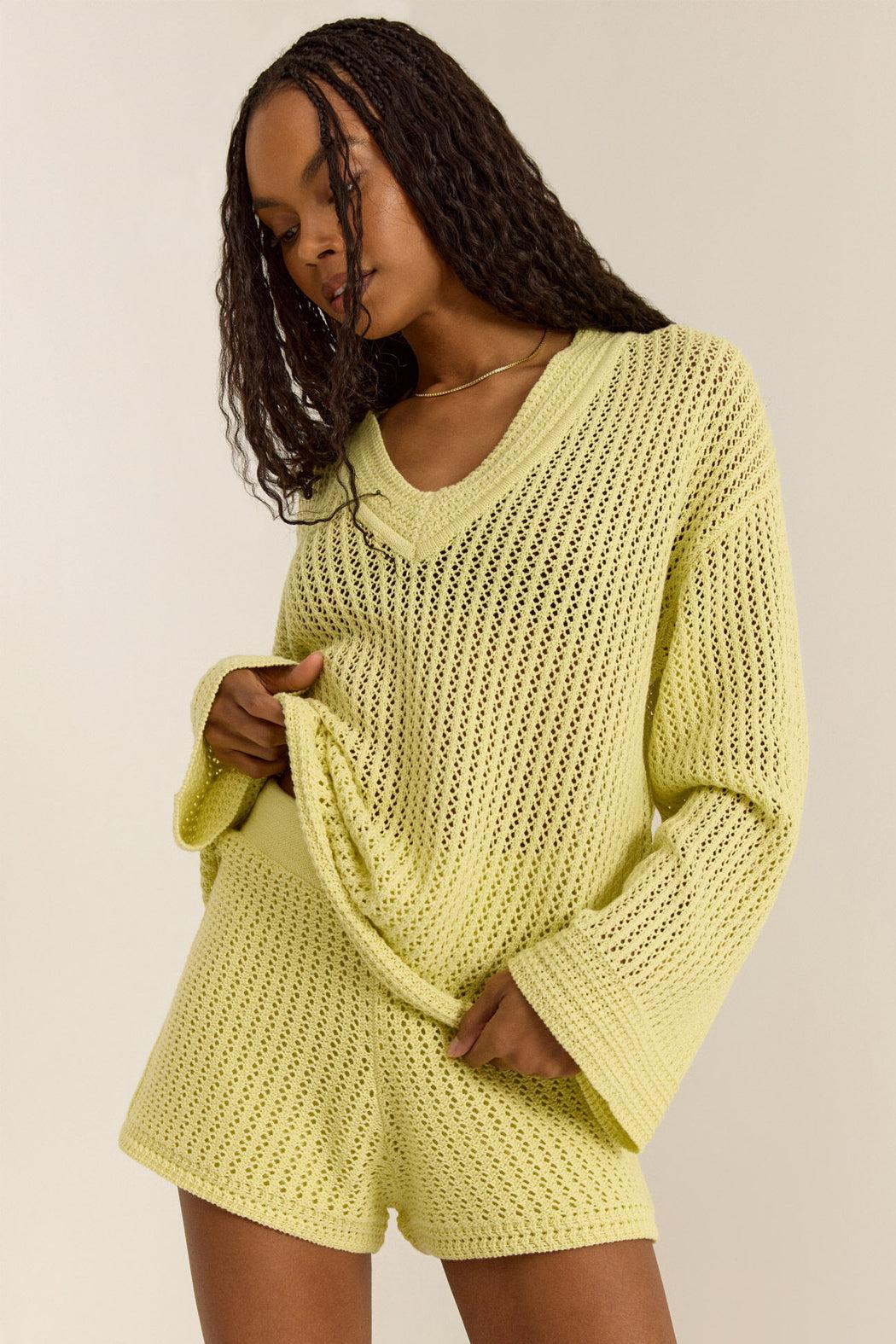 Priam Crochet Shorts Product Image