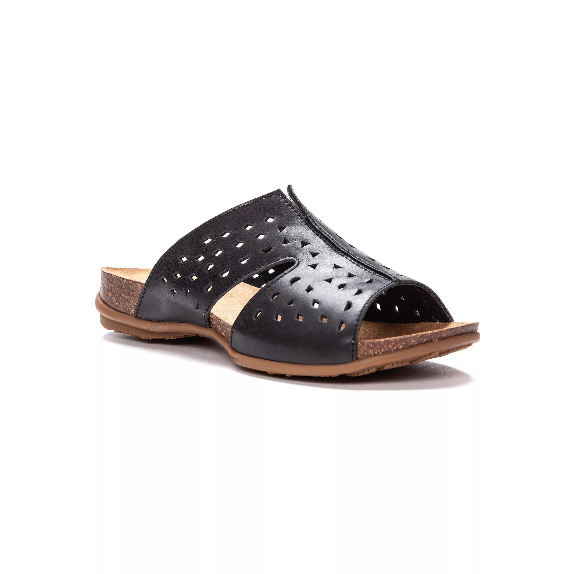 Propet Fionna Women's Leather Slide Sandals,  Product Image