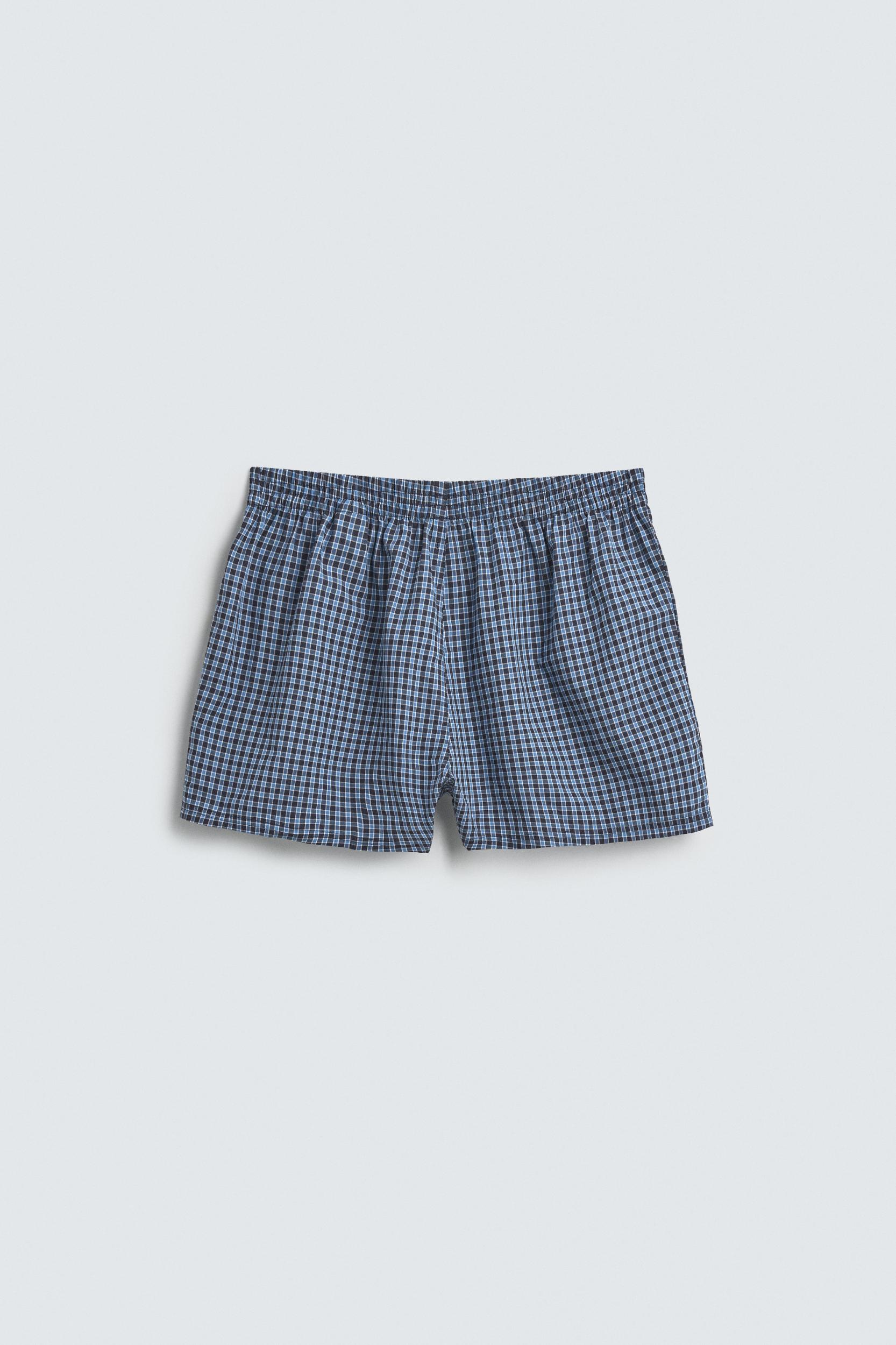 LIMITED EDITION CHECKERED POPLIN BOXERS Product Image