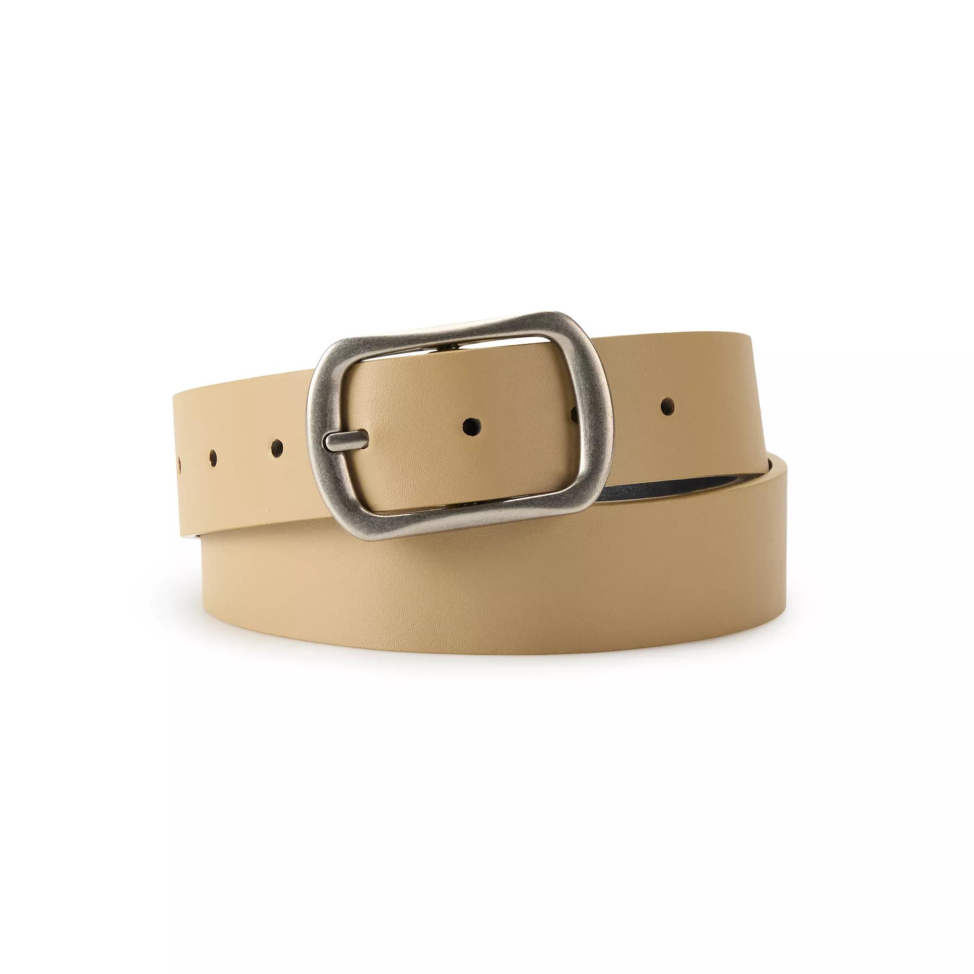 Women's Sonoma Goods For Life® Reversible Center Bar Belt, Size: Large Product Image