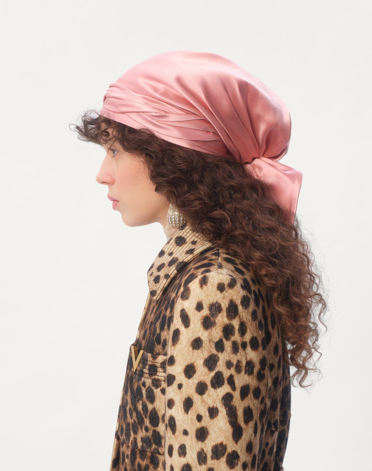Turban Scarf With Silk Braid  Product Image