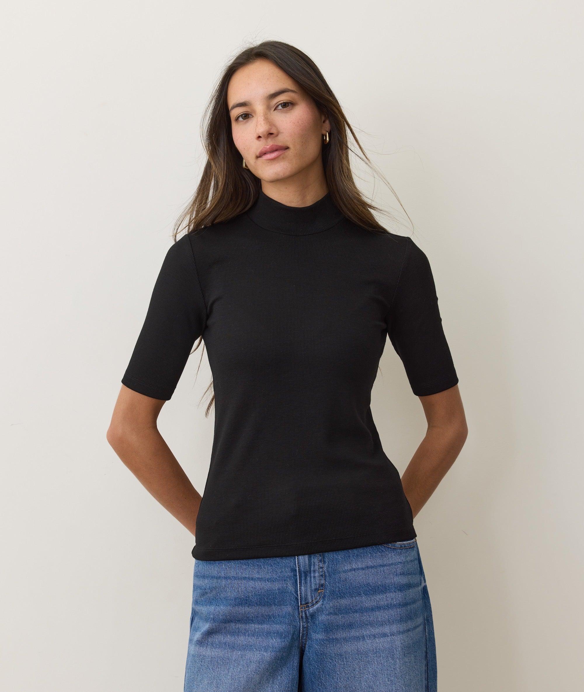 Lexi Rib Mock Neck Top Product Image