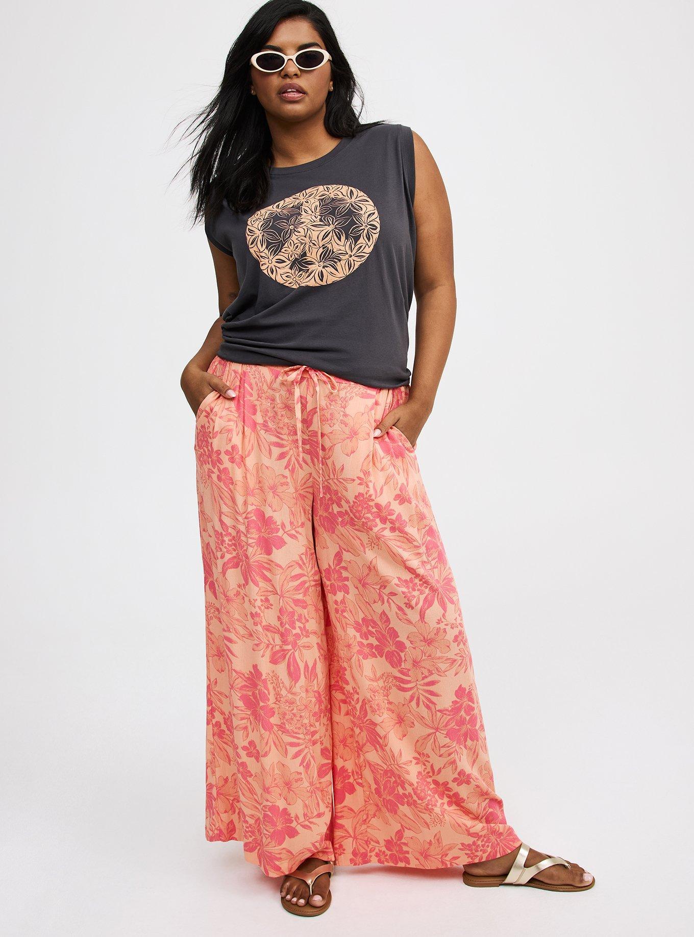 Pull-On Wide Leg Pant Product Image