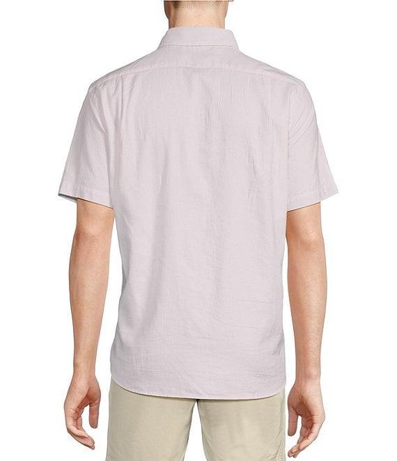 Cremieux Blue Label Stripe Lightweight Oxford Short Sleeve Woven Shirt Product Image