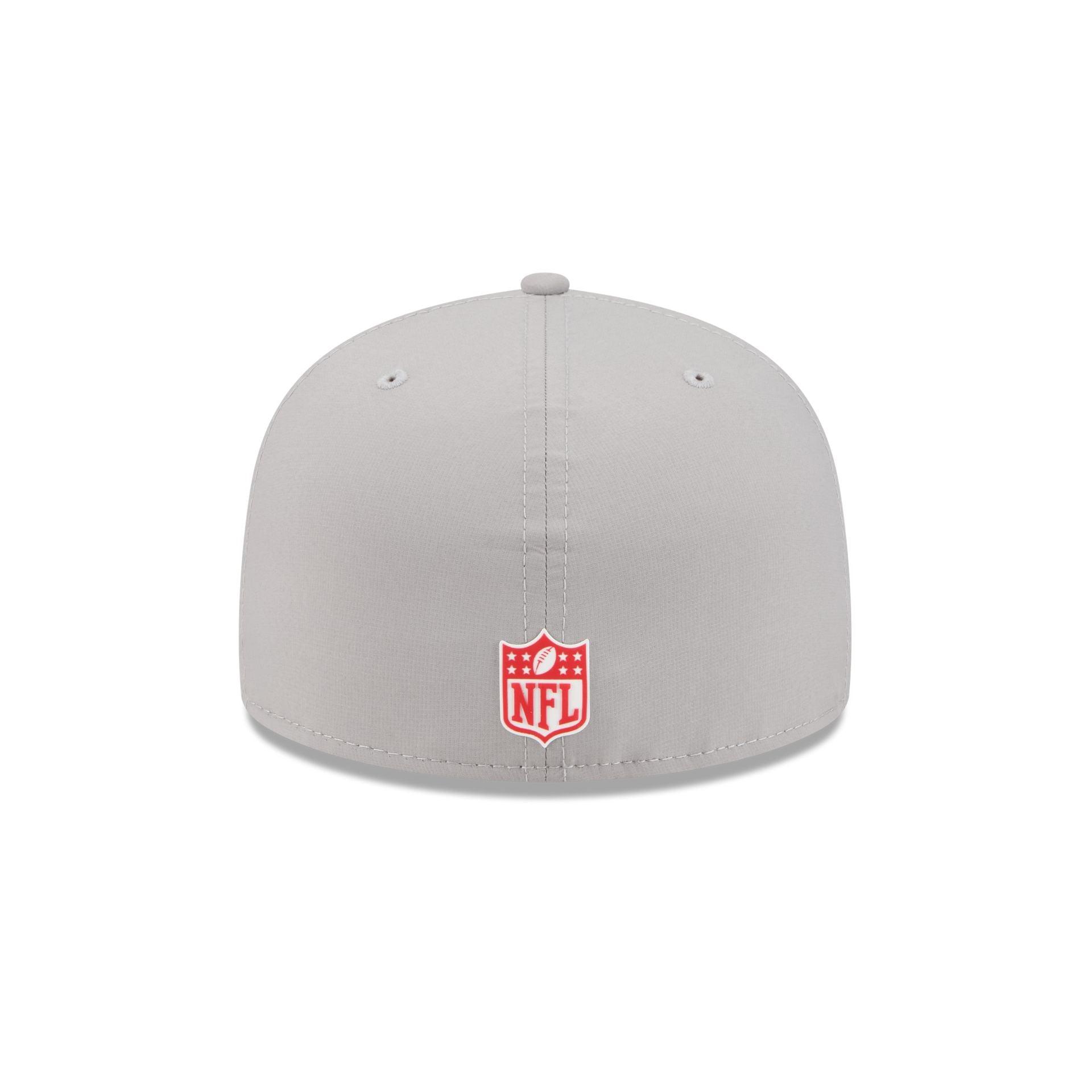 Kansas City Chiefs 2025 Sideline Hot Weather Gray 59FIFTY Fitted Hat Male Product Image
