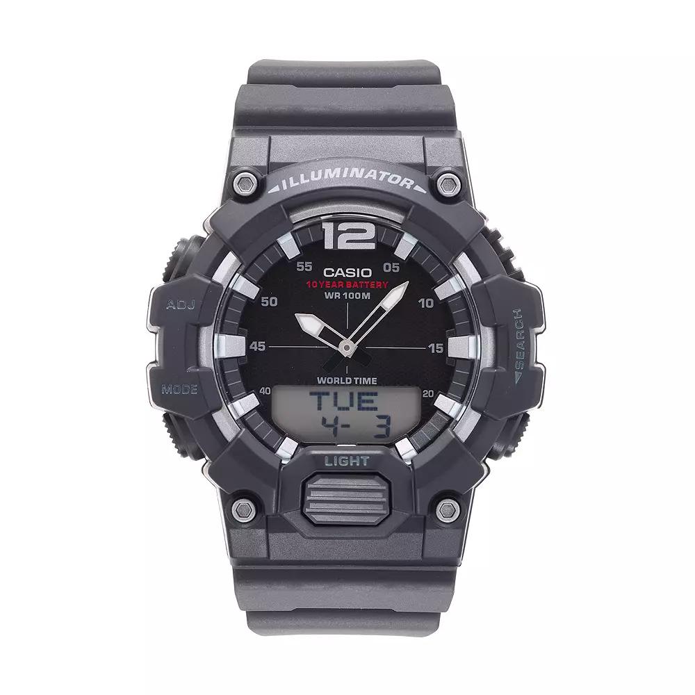 Casio Men's Telememo World Time Analog-Digital Watch,  Product Image