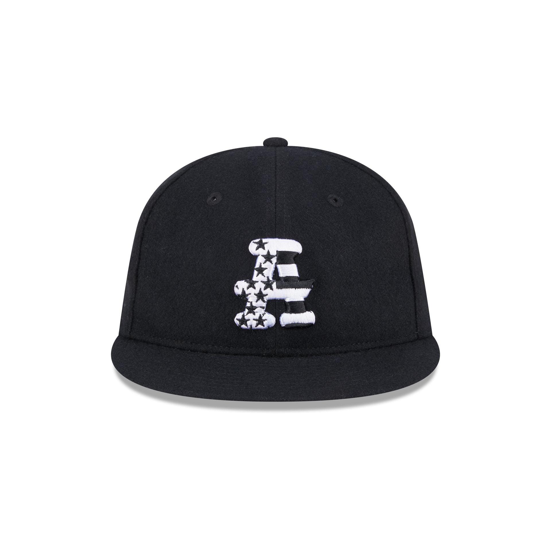 Atlanta Black Crackers Flag Retro Crown 59FIFTY Fitted Hat Male Product Image