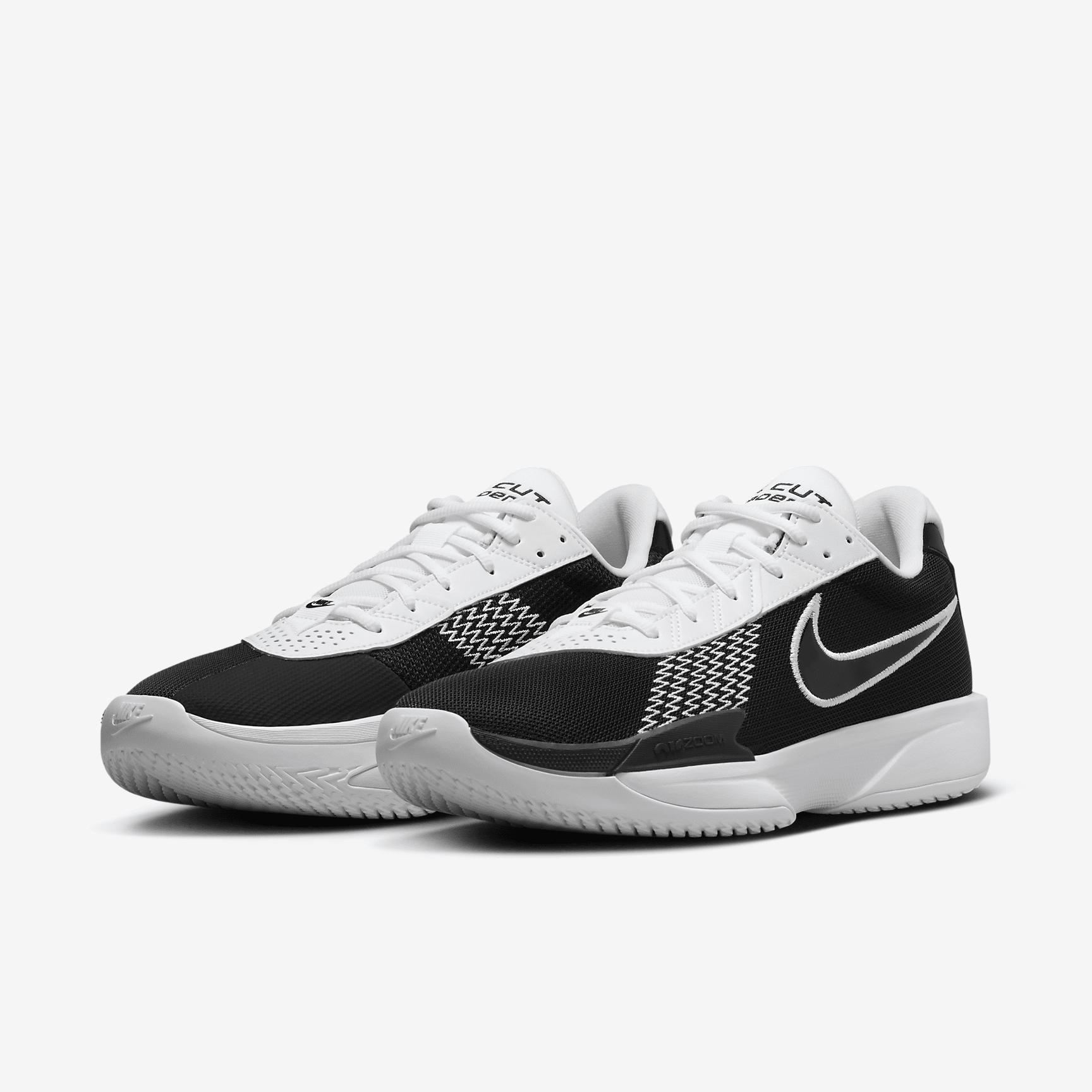 Nike Mens G. T. Cut Academy Basketball Shoes in White/Summit White/Anthracite Product Image
