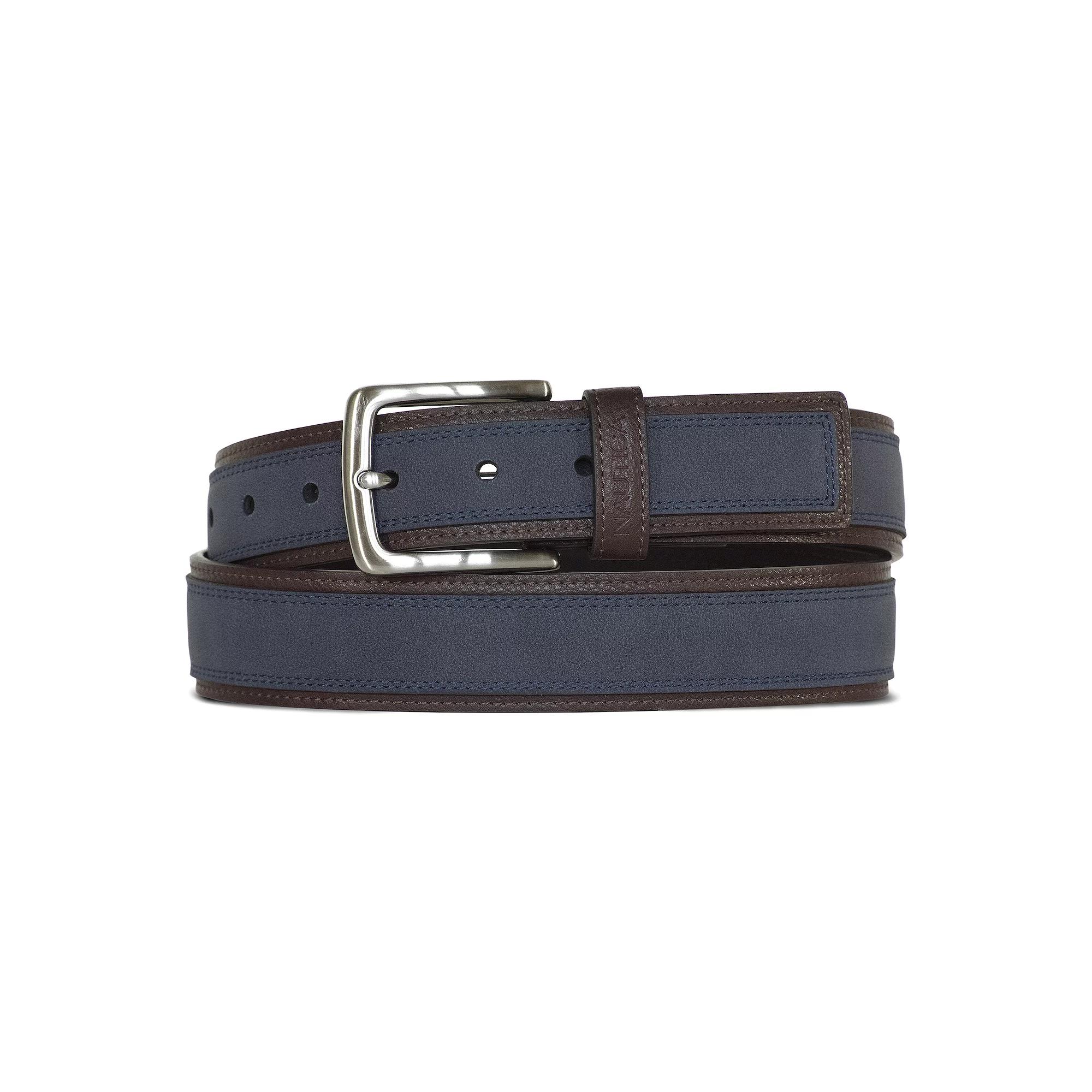 Men's Nautica Casual Overlay Leather Belt,  Product Image