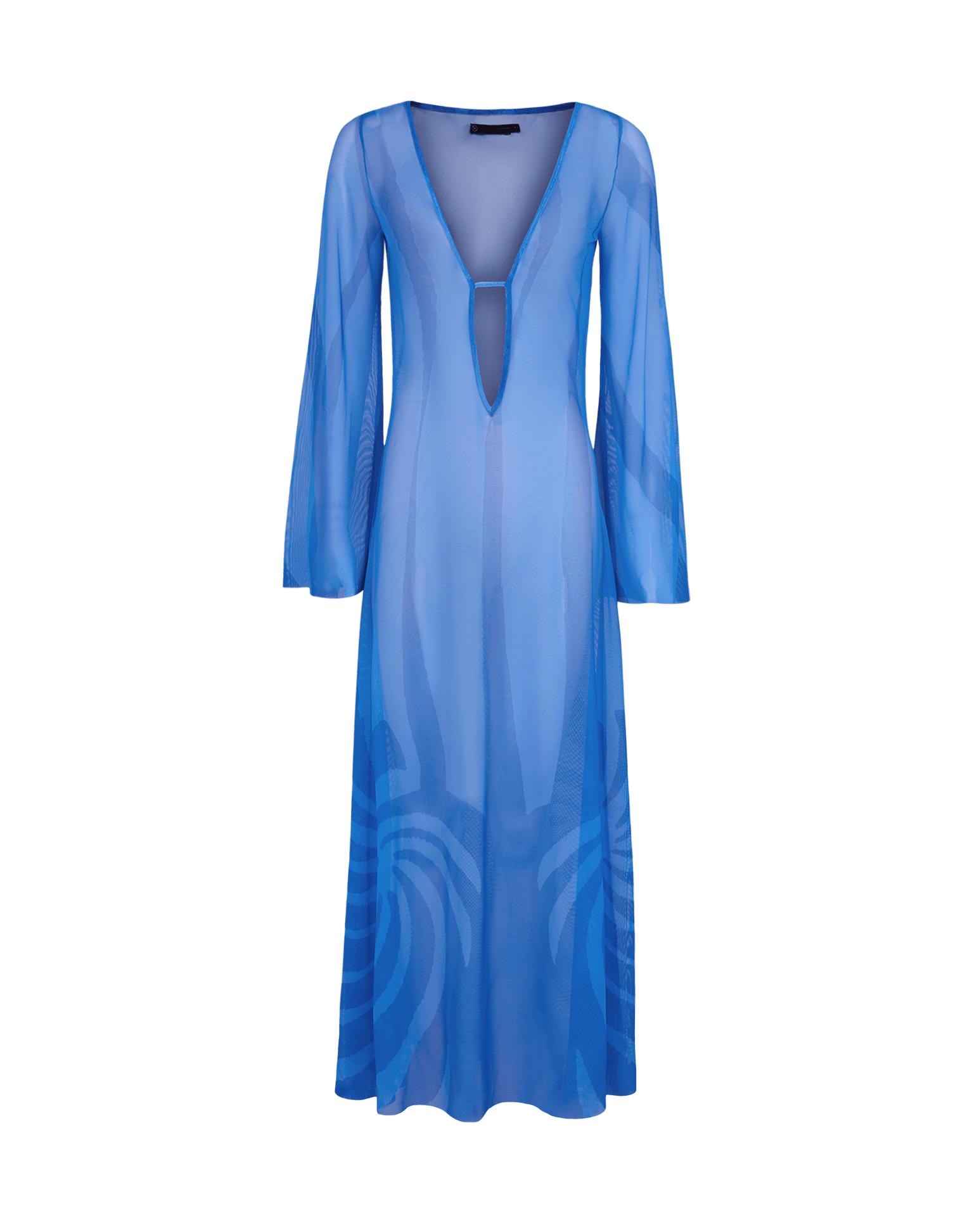 Lidi Long Cover Up Tunic - Neptune Product Image