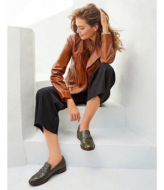 Antonio Melani Alexandra Wide Leg Raw Hem Twill Chino Pants Product Image