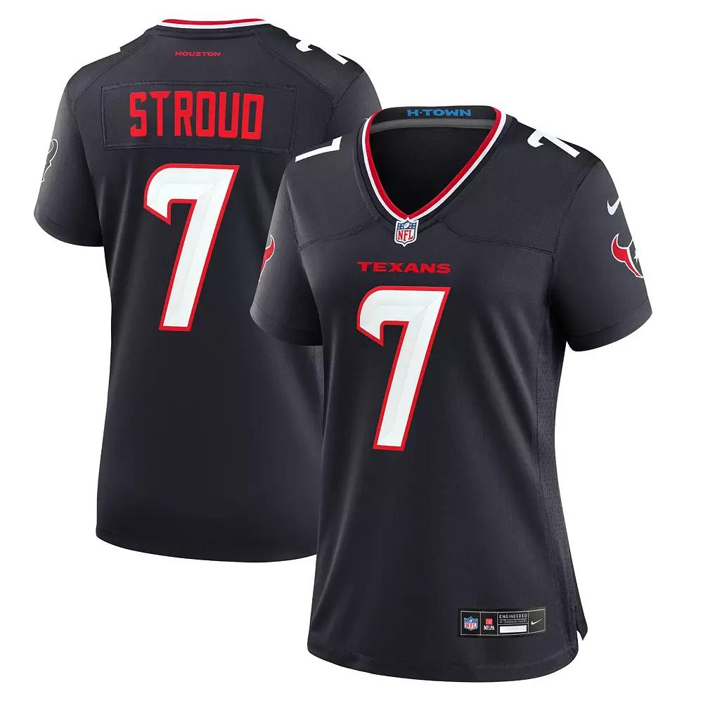 Women's Nike C.J. Stroud Navy Houston Texans Game Jersey,  Product Image