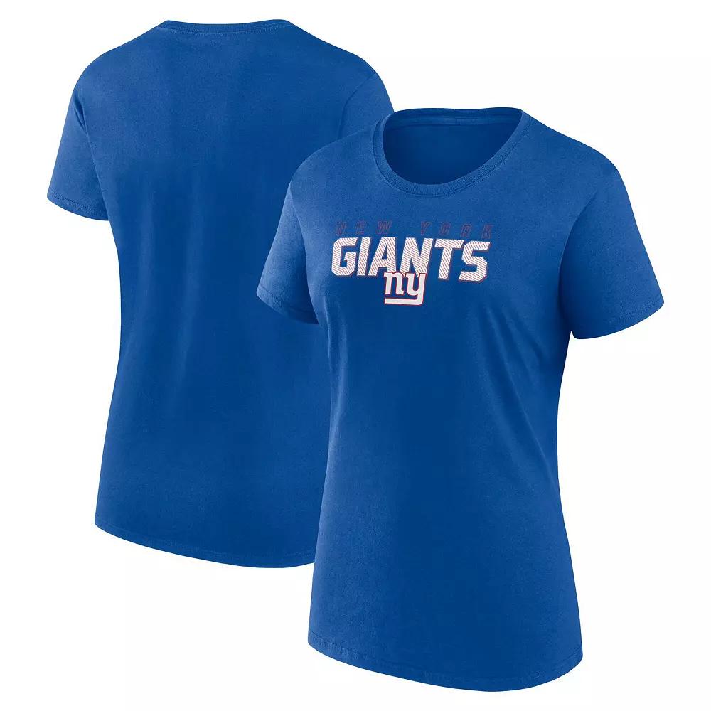 Women's Logo Athletic Royal New York Giants Lean T-Shirt,  Product Image