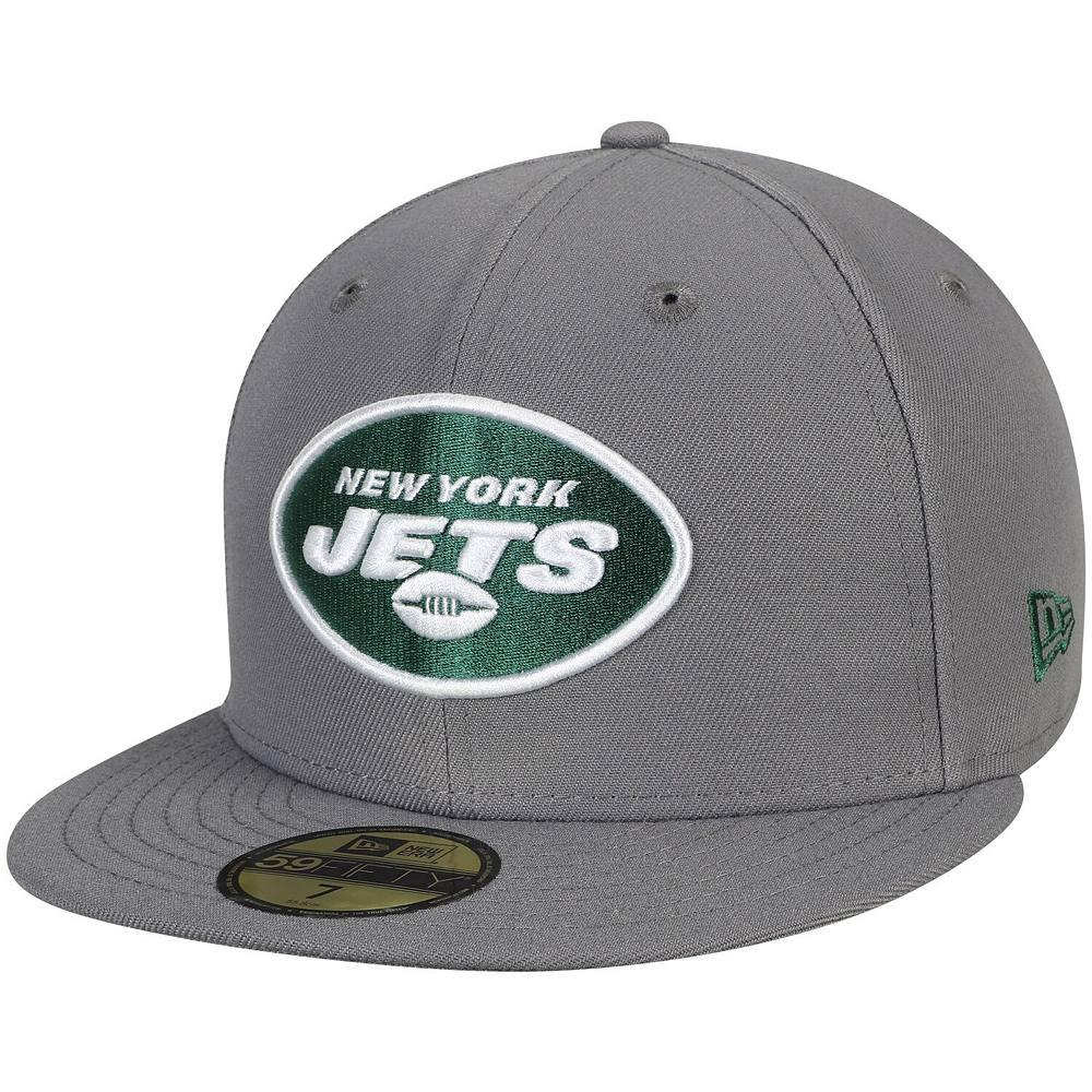 Men's New Era Graphite New York Jets Storm 59FIFTY Fitted Hat,  Product Image