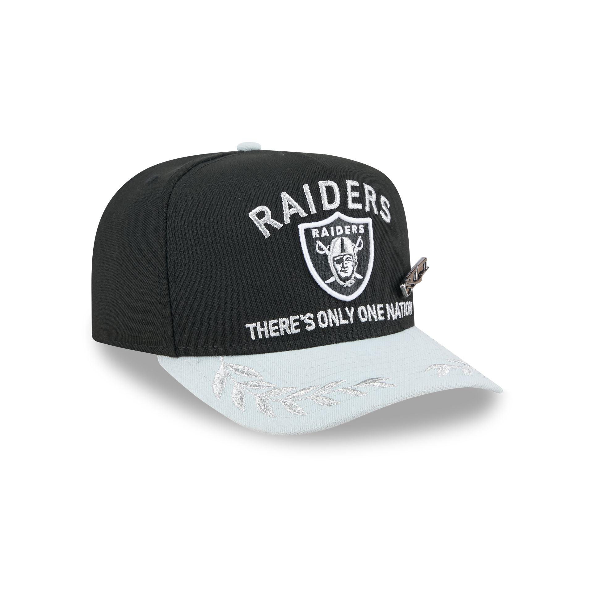 Las Vegas Raiders 2025 Draft Black 59FIFTY A-Frame Fitted Hat Male Product Image