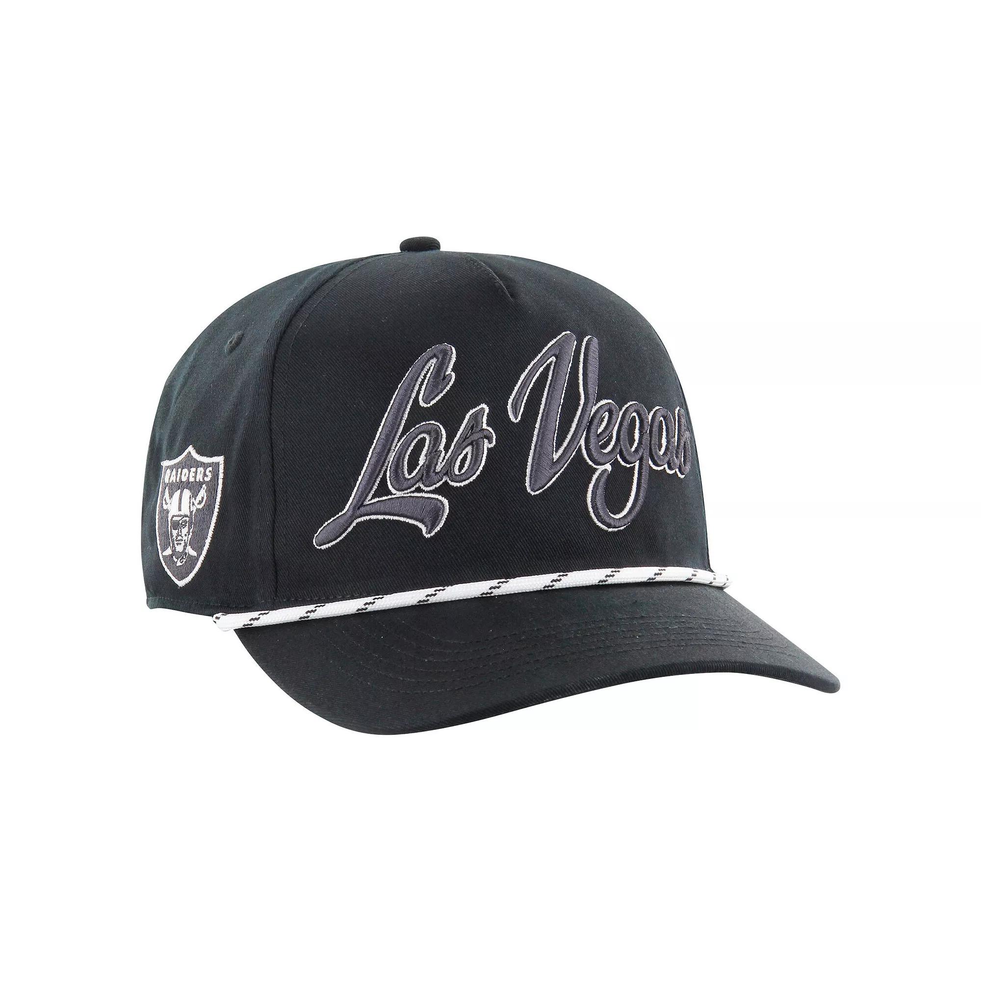 Men's '47 Black Las Vegas Raiders Overhand Speckle Hitch Adjustable Hat, Lvr Black Product Image