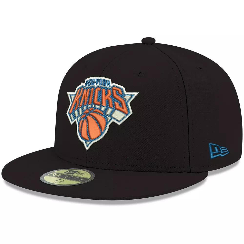 Men's New Era Royal New York Knicks Official Team Color 59FIFTY Fitted Hat,  Product Image