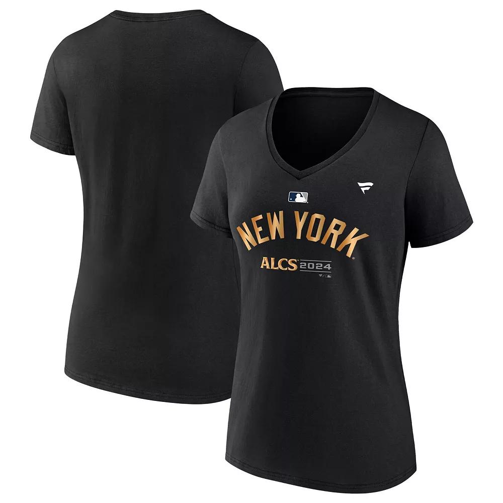 Women's Fanatics Brown San Diego Padres 2024 MLB Postseason Locker Room V-Neck T-Shirt, Size: Large Product Image