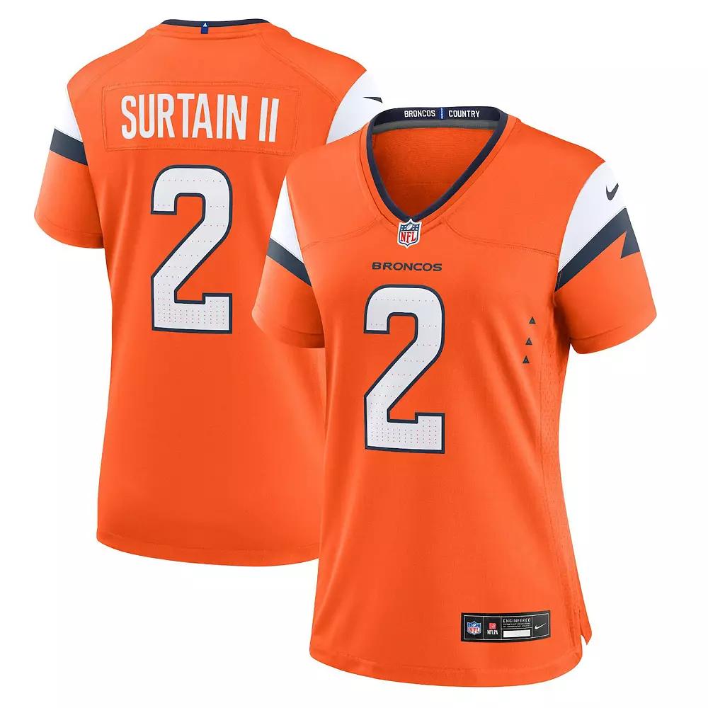 Patrick Surtain II Denver Broncos Nike Womens NFL Game Football Jersey | 67NW0B8L8WF-PZ1 Product Image