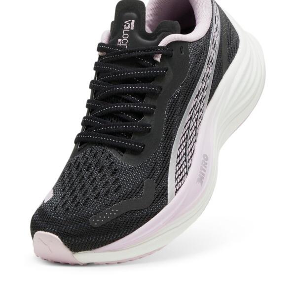PUMA Velocity NITROâ¢ 3 Women's Running Shoes in Black/Silver/Grape Mist Product Image