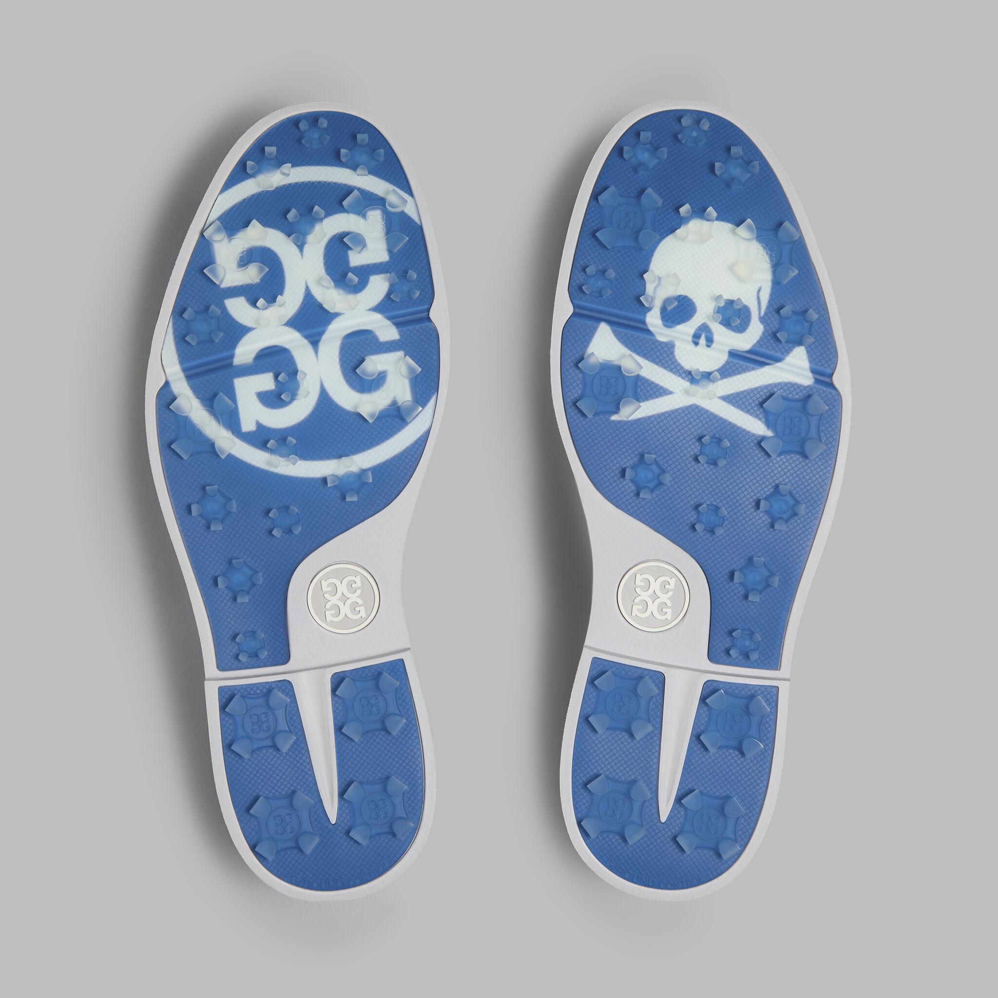 MEN'S GALLIVANTER TUXEDO STRIPE LEATHER GOLF SHOE Product Image