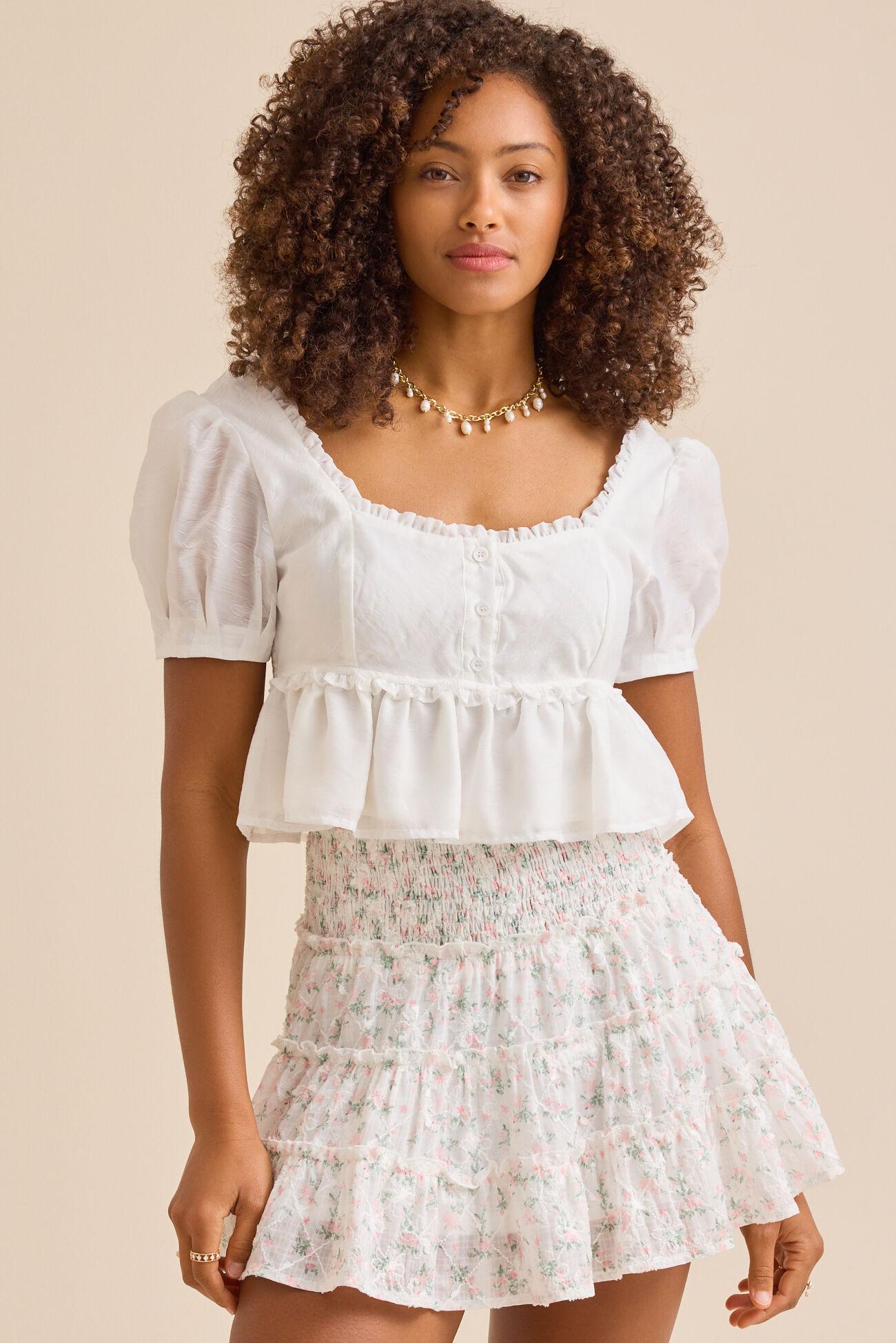 Lindsay Babydoll Top Product Image