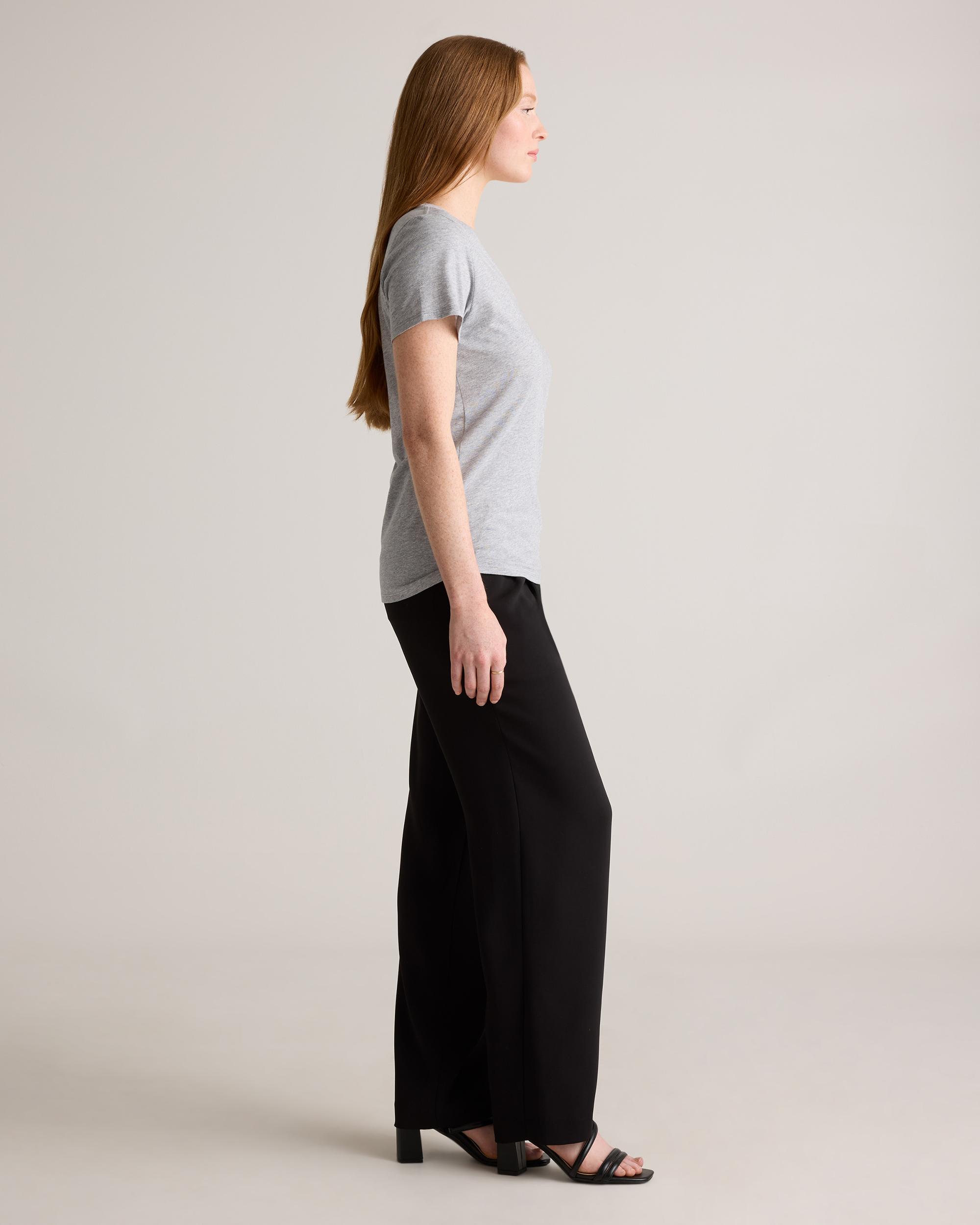 Quince | Women's Cotton Modal V Neck T-Shirt Cotton/Modal Product Image