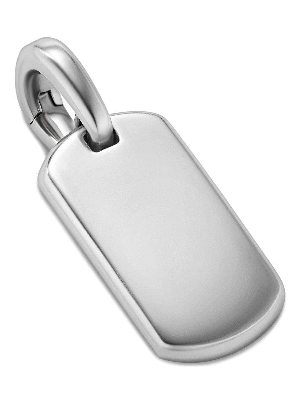 sterling silver Chevron tag (21mm) Product Image