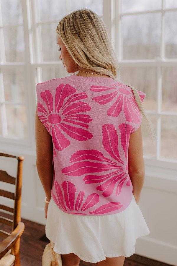 Blooming Smile Knit Top Product Image