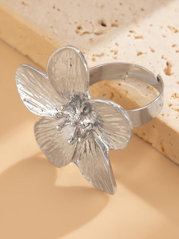 Flower Shape Geometric Rings Accessories Product Image