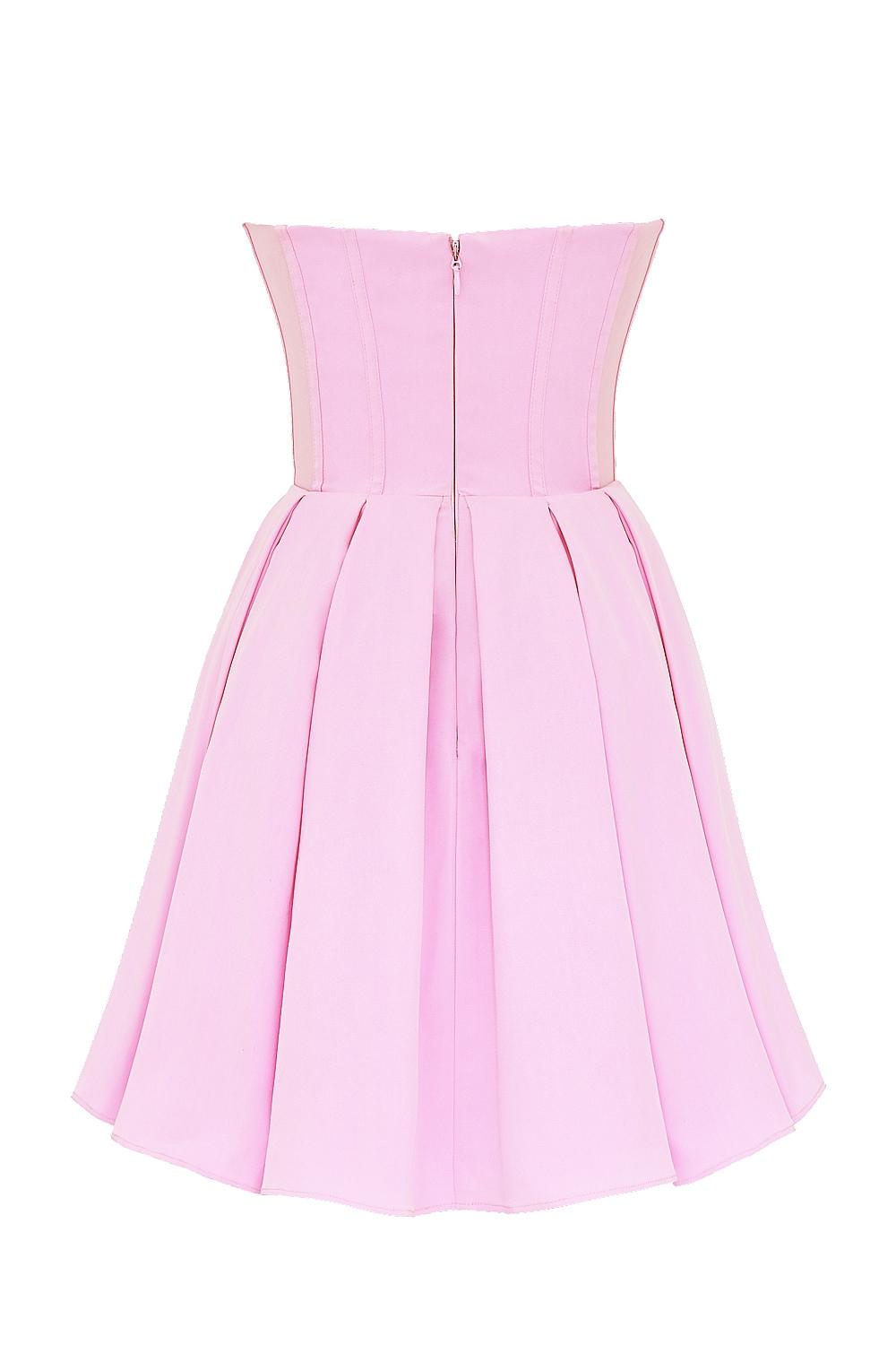 Mar  cotton candy twill strapless mini dress Product Image
