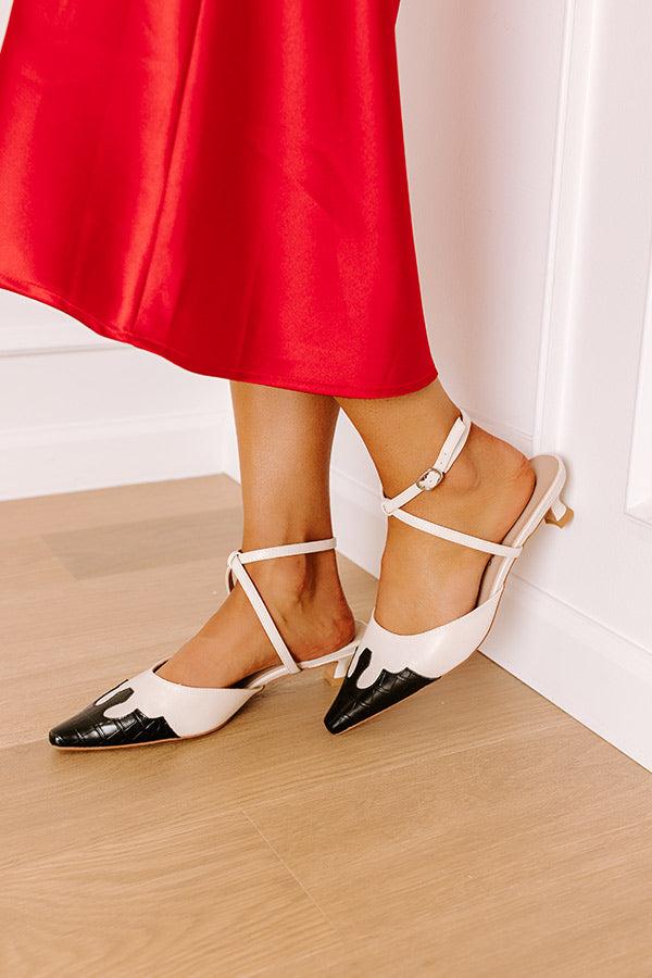 The Florence Faux Leather Heel Product Image