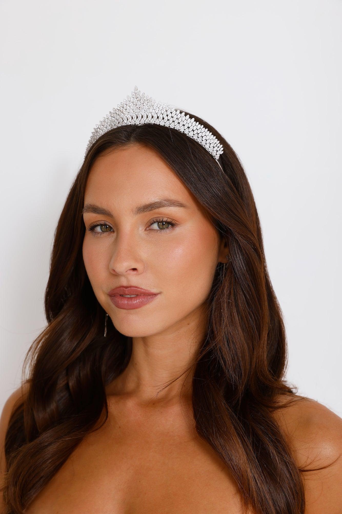 Princess Invitation Crown Silver Product Image