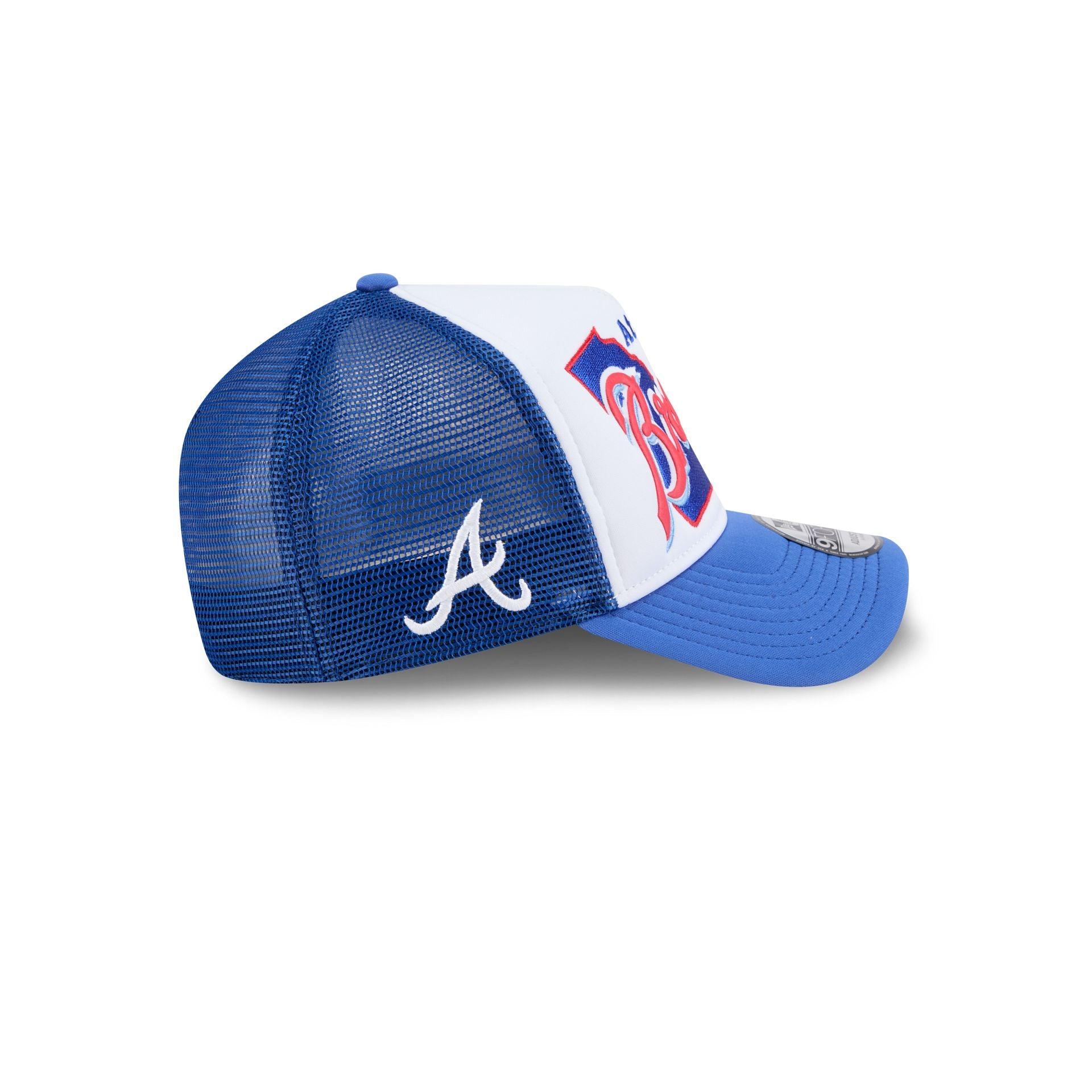 Atlanta Braves State Flower 9FORTY A-Frame Trucker Hat Male Product Image
