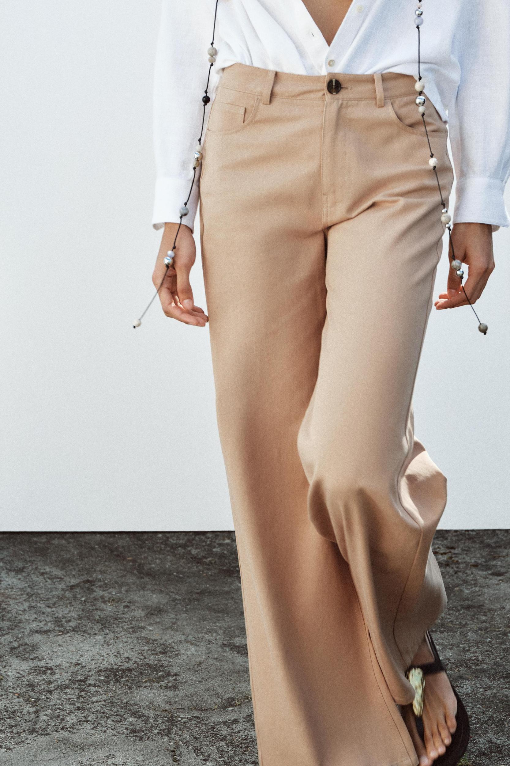 HIGH WAIST WIDE LEG PANTS Product Image